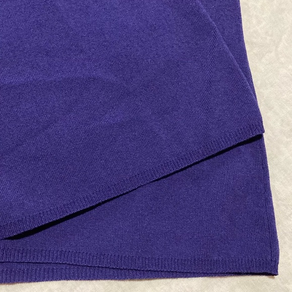 Sag Harbor Woman Purple Sleeveless Knit Top - Picture 9 of 11